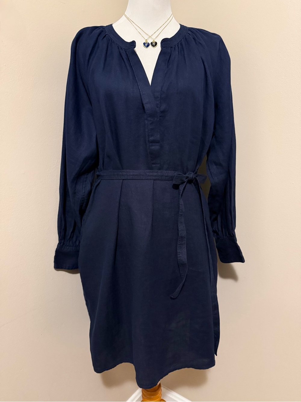 J.Crew 100% Linen Cabana Mini Dress NWOT,Size-XL - Picture 5 of 12